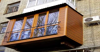Внешняя отделка балкона Усть-Илимск цена от 1044 руб. м/2.